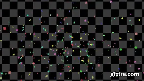 Videohive Confetti Colorful 5 Clip 4K 29513054