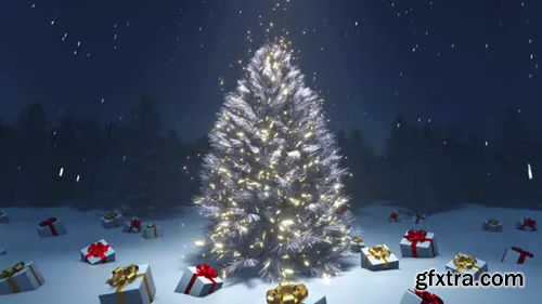 Videohive Christmas Tree and Gift Boxes 29518341