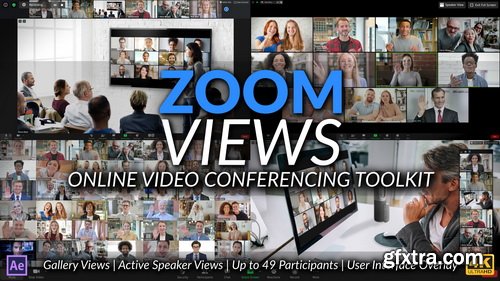 Videohive - Zoom Views: Online Video Conferencing Toolkit - 28972353
