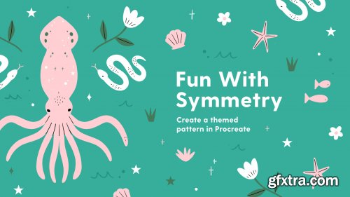 Fun With Symmetry: Create a Themed Pattern in Procreate + Make Your Own Stamp Brushes