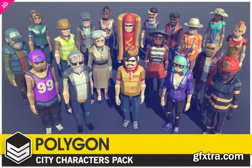 POLYGON - City Characters Pack 1.1