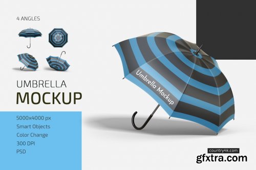 CreativeMarket - Umbrella Mockup Set 5600356