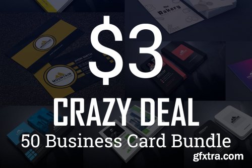 CreativeMarket - 50 Business Card Bundle - Crazy Deal 5389488