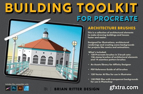 CreativeMarket - Building Toolkit For Procreate 5012404