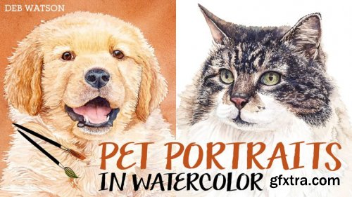 Pet Portraits in Watercolor