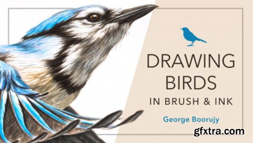 Drawing Birds in Brush & Ink