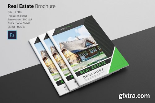 CreativeMarket - Real Estate Brochure Template 4970504
