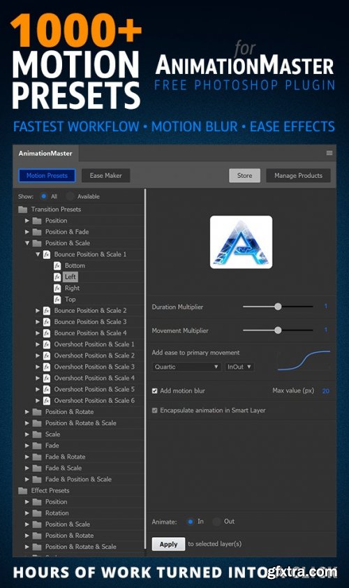 GraphicRiver - 1000 Motion Presets for Animation Master 29302174