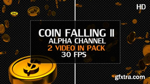 Videohive Coin Falling 29567030