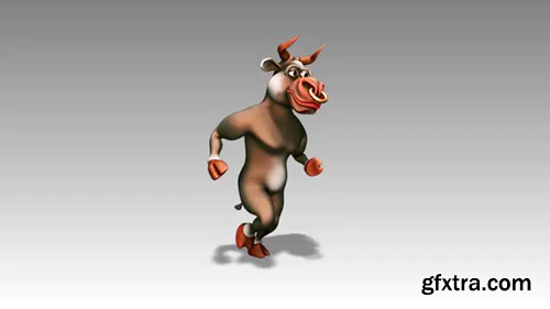 Videohive Happy Bull - Cartoon Run 29452746