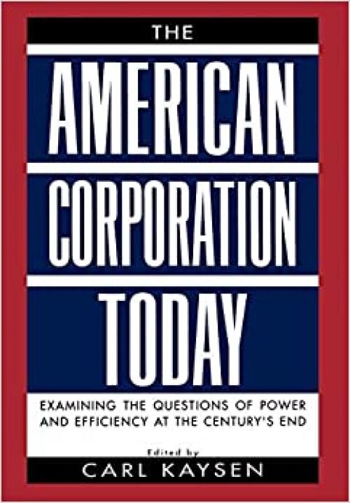 The American Corporation Today