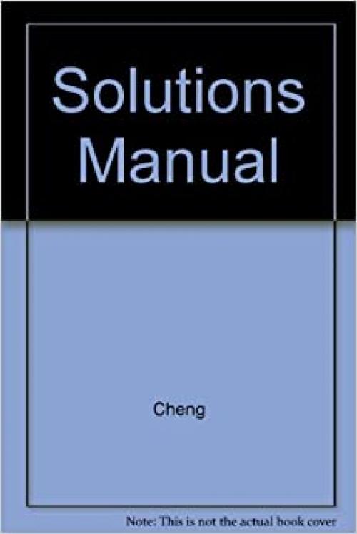 Solutions Manual to accompany Fundamentals of Engineering Electromagnetics