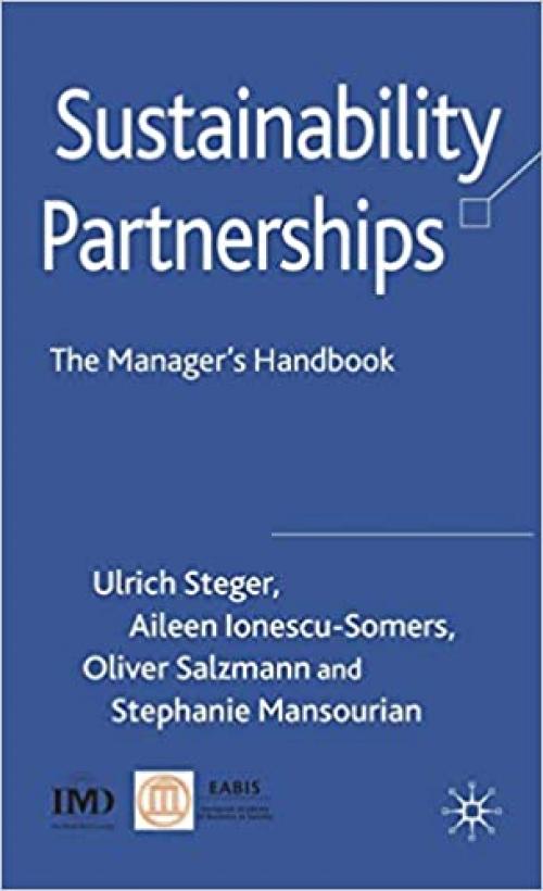 Sustainability Partnerships: The Manager's Handbook
