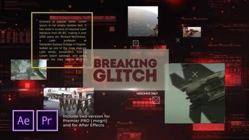 Videohive - Breaking Glitch Presentation Slideshow - 29622484