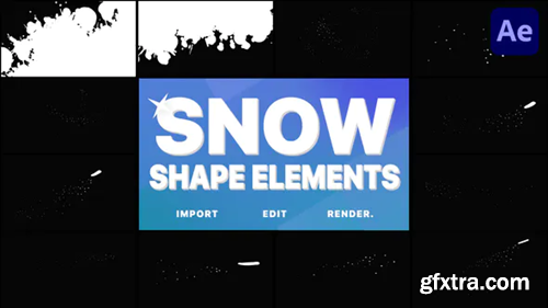 Videohive Magic Snow Elements | After Effects 29656728