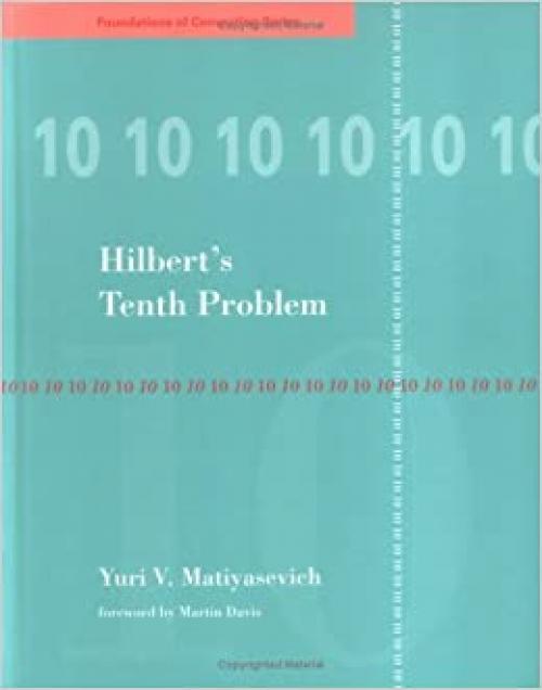Hilbert's 10th Problem (Foundations of Computing)