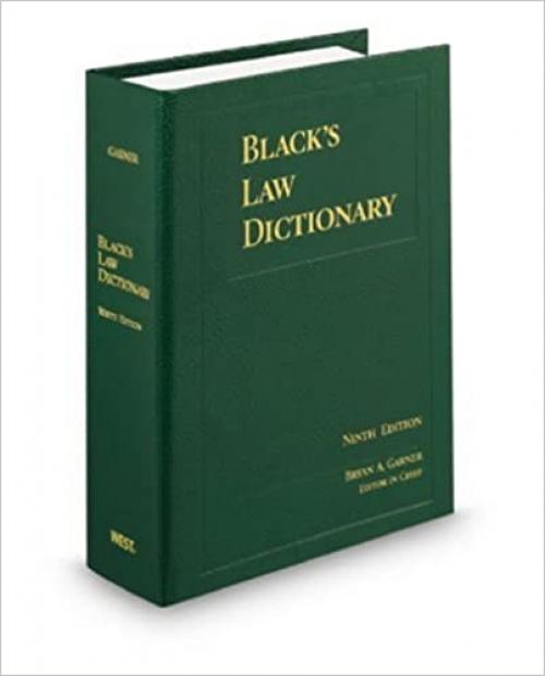 Black's Law Dictionary, Standard Ninth Edition