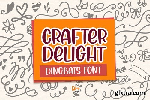 Crafter Delight Dingbats Font