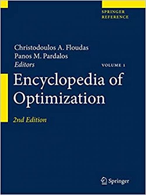 Encyclopedia of Optimization (Springer Reference)