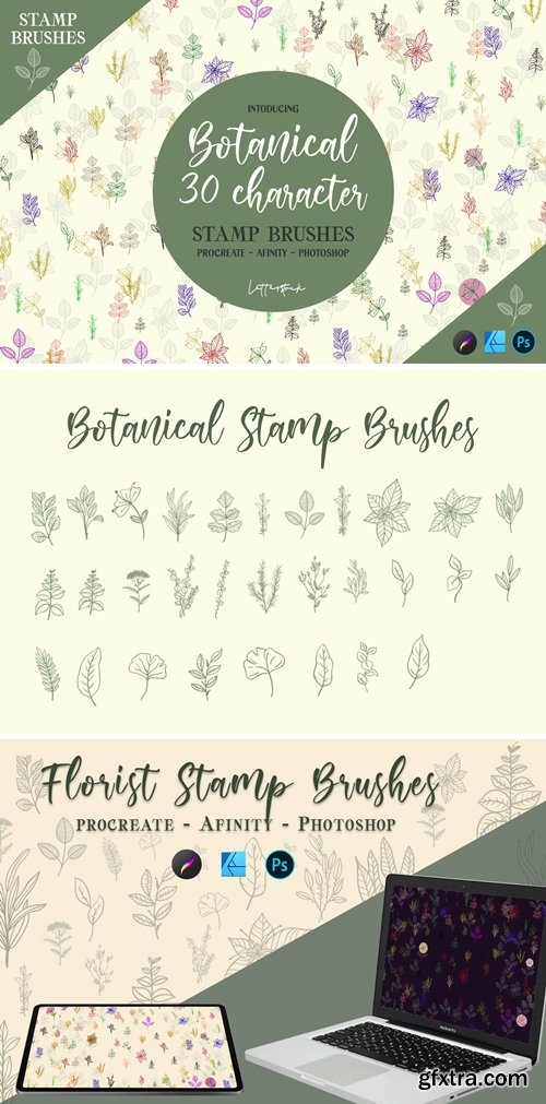 Botanical | Stamp Brushes