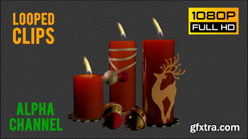 Videohive Christmas Candles 21121614