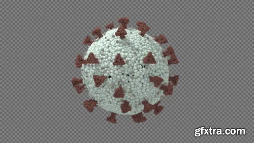 Videohive Realistic Coronavirus Rotation 29669050