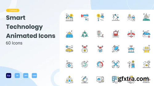 Videohive Animated Smart Technology Icons 29704199