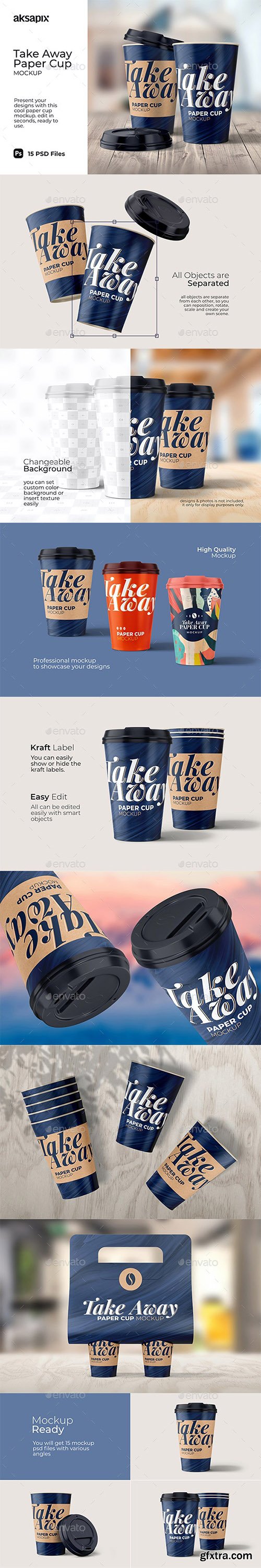 GraphicRiver - Take Away Paper Cup - Mockup 29600205