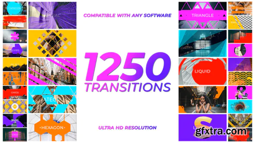 Videohive 1250 Transitions 29682614