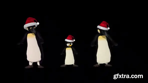 Videohive Penguin Family Dance 29713409
