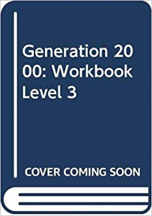Generation 2000: 3: Workbook (Generation 2000)