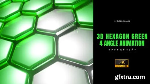Videohive Hexagon 3D Green Two Tone 29397218