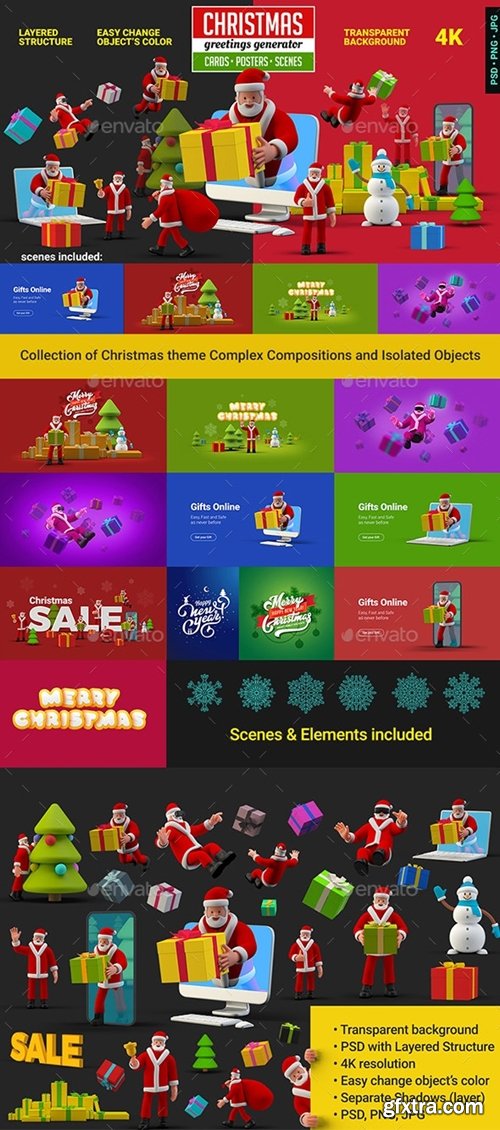 GraphicRiver - Christmas Greetings Generator 29593854