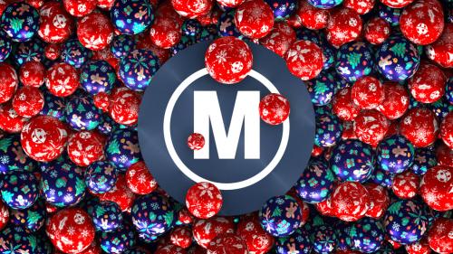 MotionArray - Christmas Balls Logo Reveal - 874742