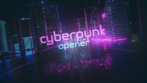 MotionArray - Cyberpunk Opener And Background - 878890