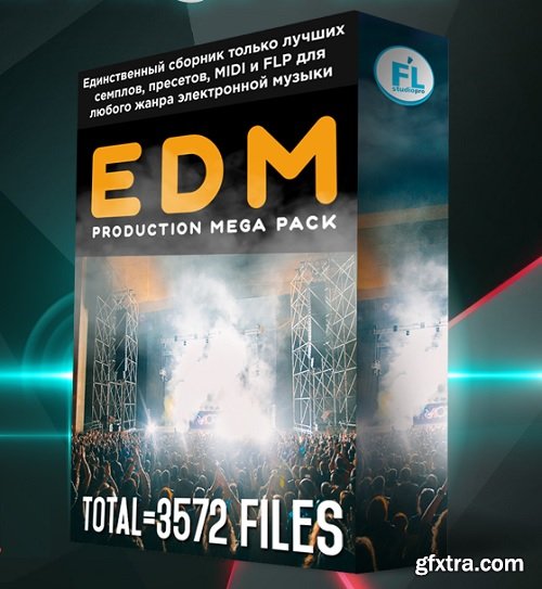 FL Studio PRO EDM Production Mega Pack WAV MIDI SPIRE SYLENTH1 FLSTUDIO