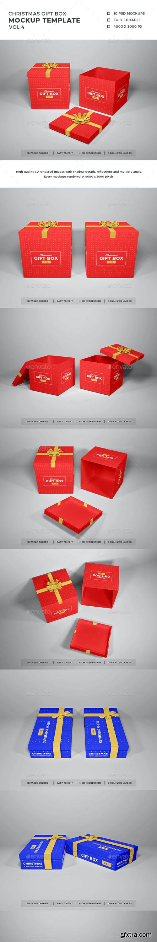 GraphicRiver - Christmas Gift Box Mockup Vol 4 - 29438860