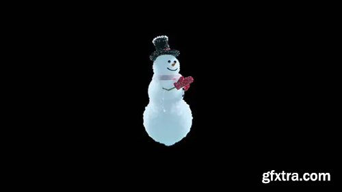 Videohive Snowman Dancing HD 29722667