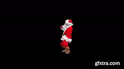 Videohive Santa Claus Dancing 4K 29758728