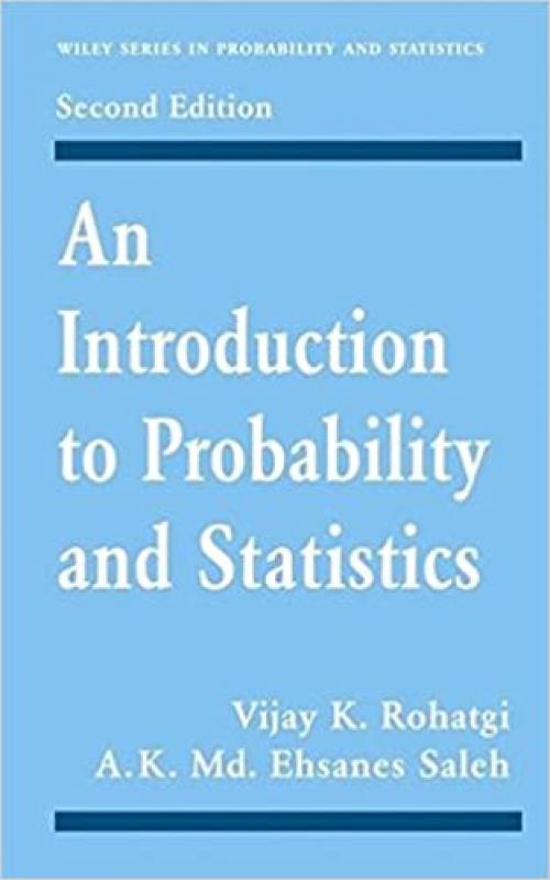 An Introduction to Probability and Statistics