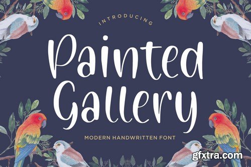 Painted Gallery Handwriting Font