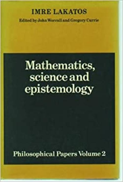 Mathematics, Science and Epistemology (Philosophical Papers, Vol. 2)