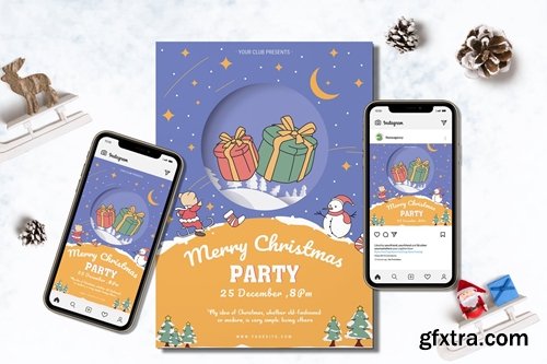 Christmas Party Flyer & Banner Ads