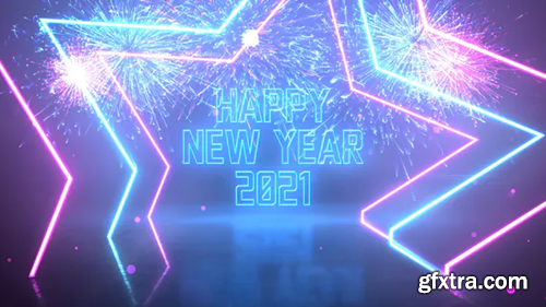 Videohive Neon Party New Year Wishes 29794322