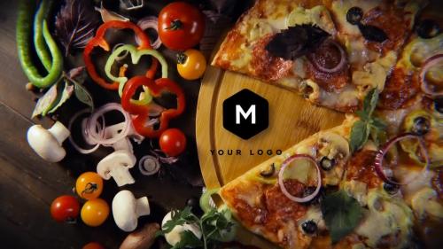 MotionArray - Pizza Logo Opener - 878902