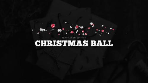MotionArray - Titles Animator - Christmas Balls - 879643