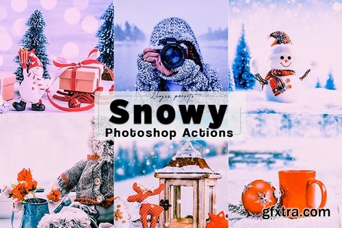 Snow Photoshop Actions