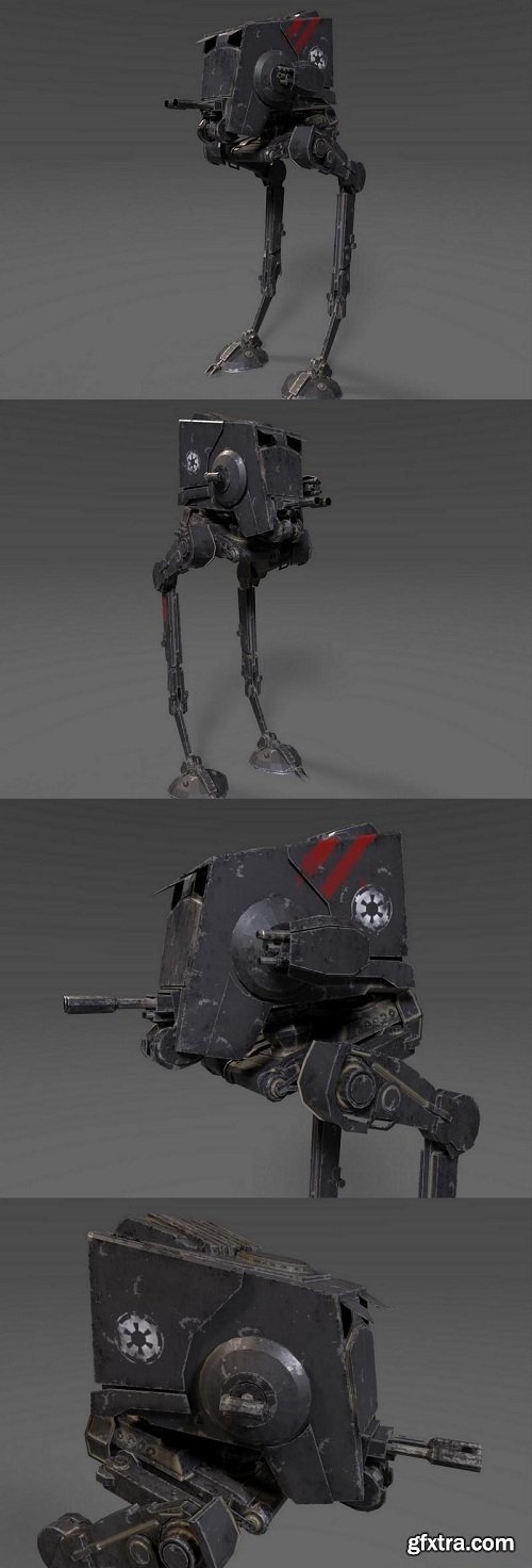 Star Wars AT-ST Walker 3D Model