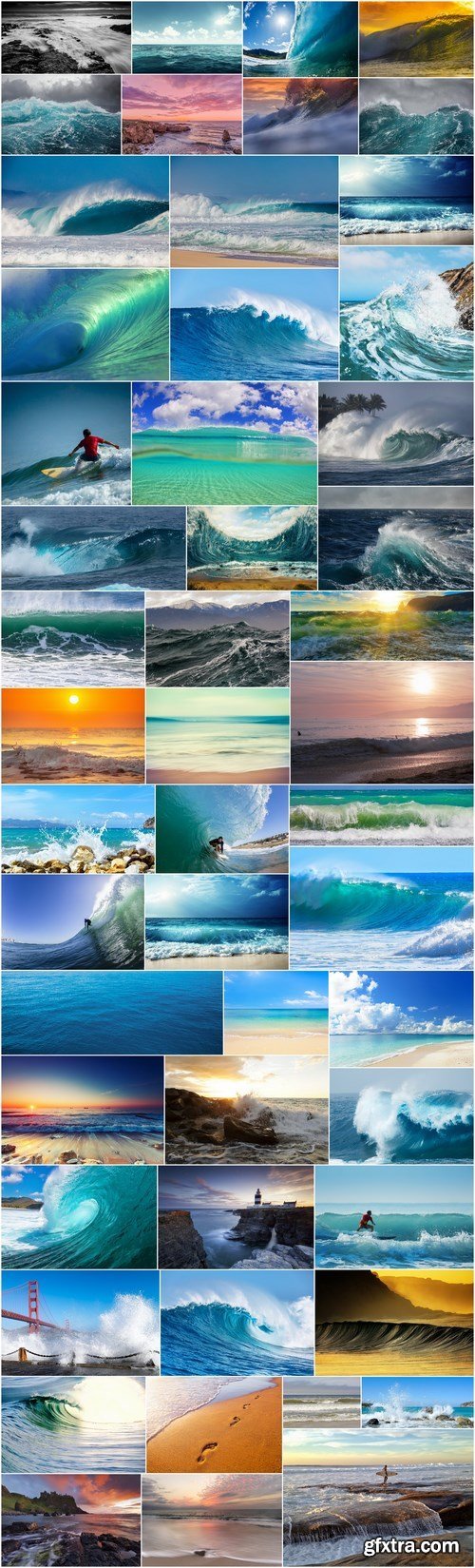 Beautiful waves and ocean - 51xUHQ JPEG