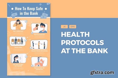 How To Keep Safe In The Bank - Infographics
